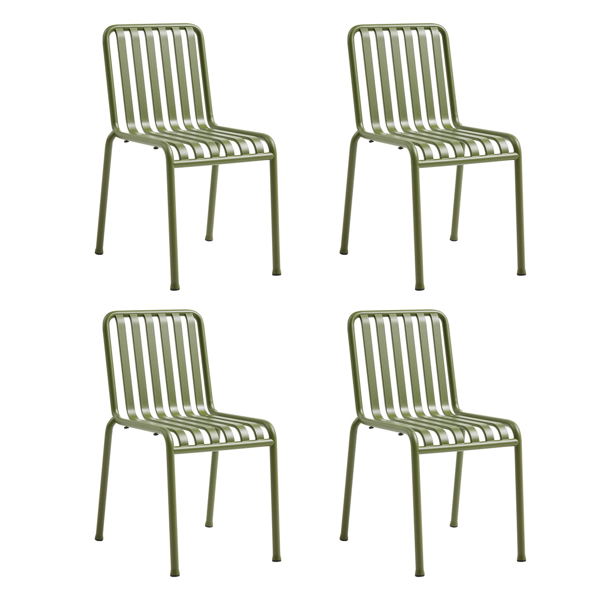 HAY - Palissade Stuhl (4er-Set) | olive