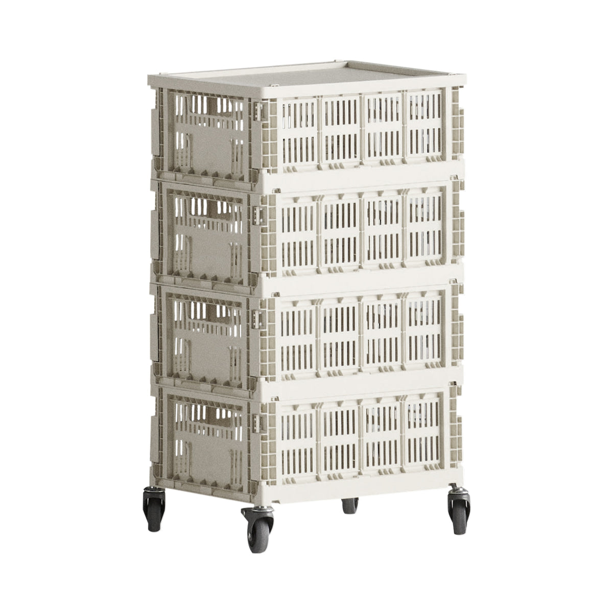 HAY- Colour Crate Rollcontainer | off white