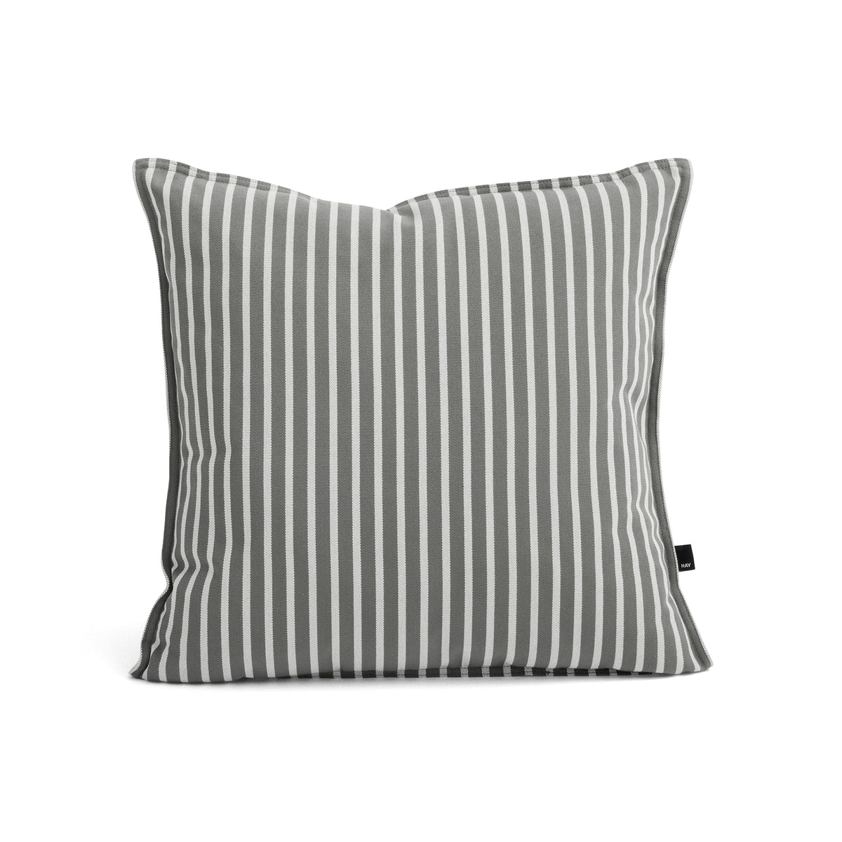 HAY - Terrazza Outdoor Kissen | 50 x 50 cm / grey bold stripe