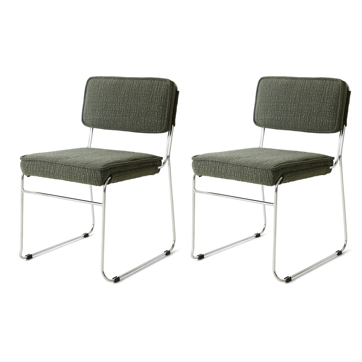 HKliving - Endless Esszimmerstuhl | edge / wild olive