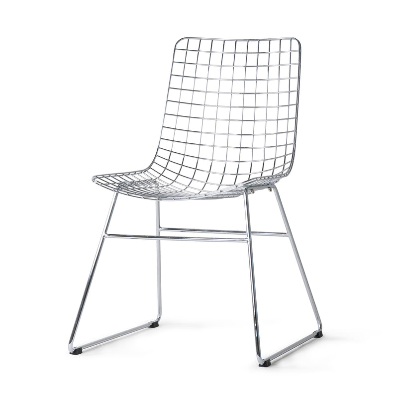 HKliving - Wire Chair | chrome