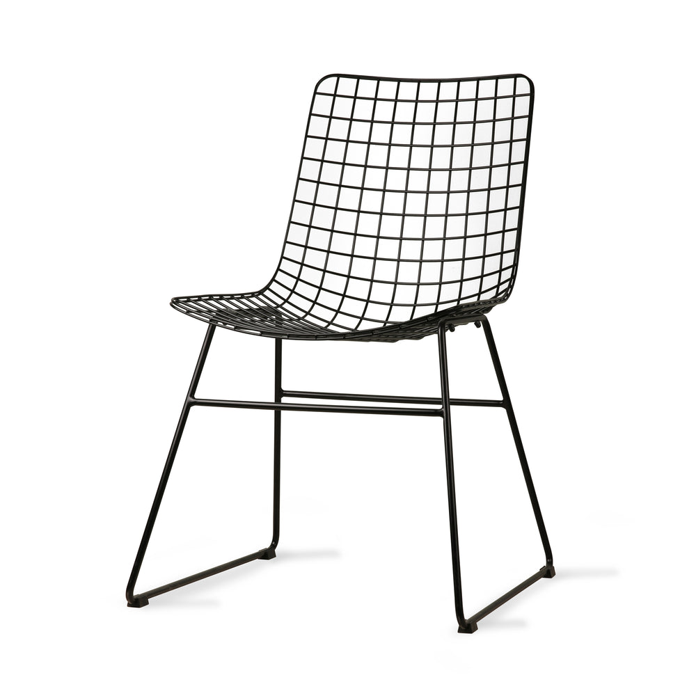 HKliving - Wire Chair | schwarz