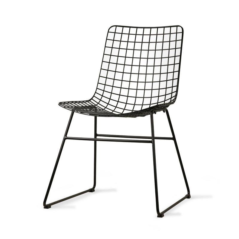 HKliving - Wire Chair | schwarz