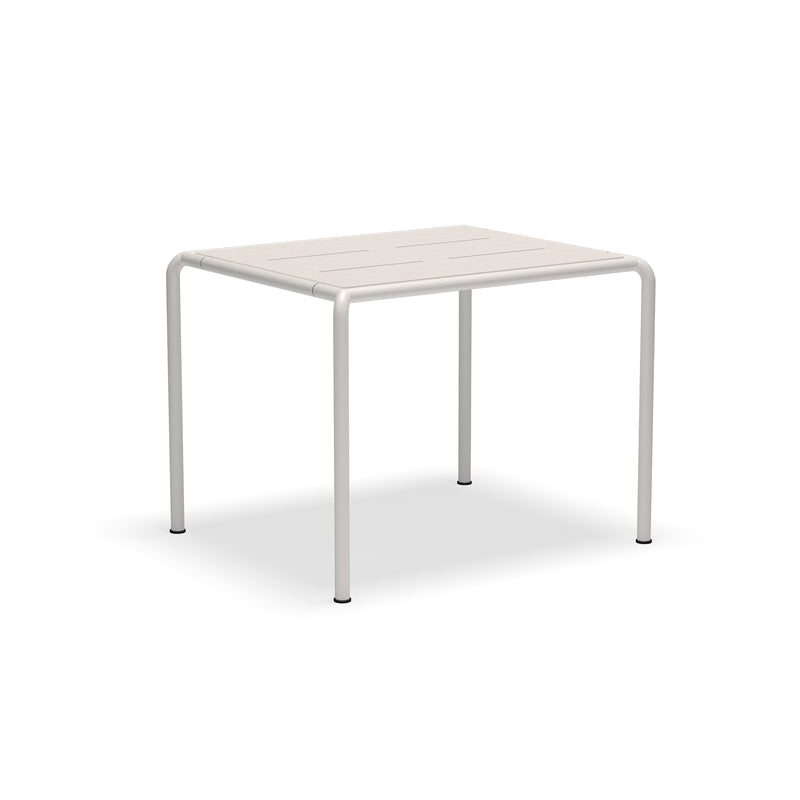 HOUE - AVANTI Outdoor Esstisch | Aluminium / 98 x 83 cm / muted white