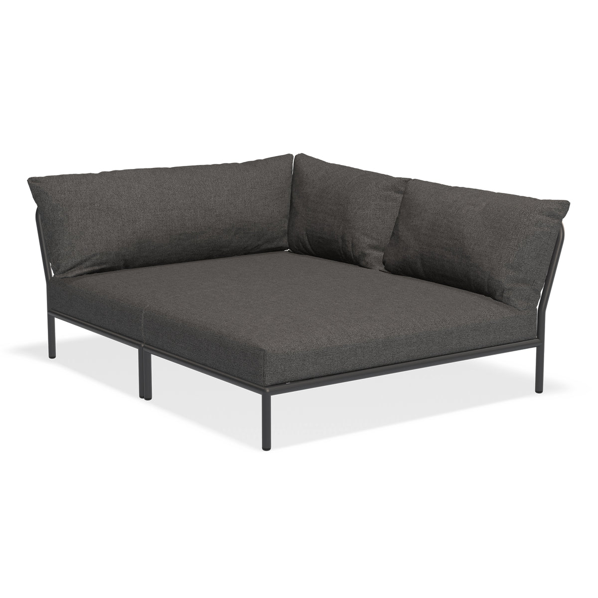HOUE - Level 2 Cozy Sofa | dark grey basic / rechts / dark grey