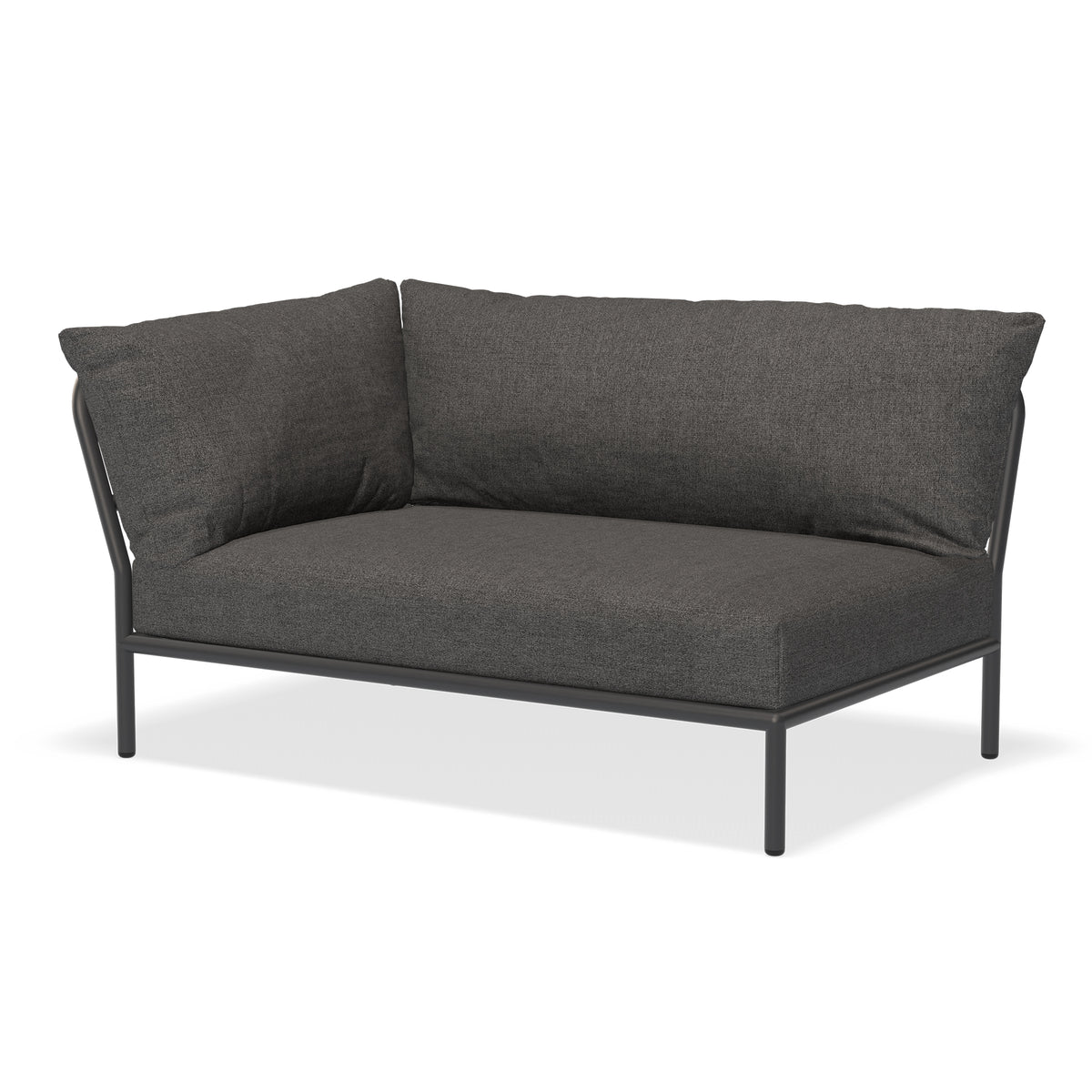 HOUE - Level 2 Sofa | dark grey basic / links / dark grey