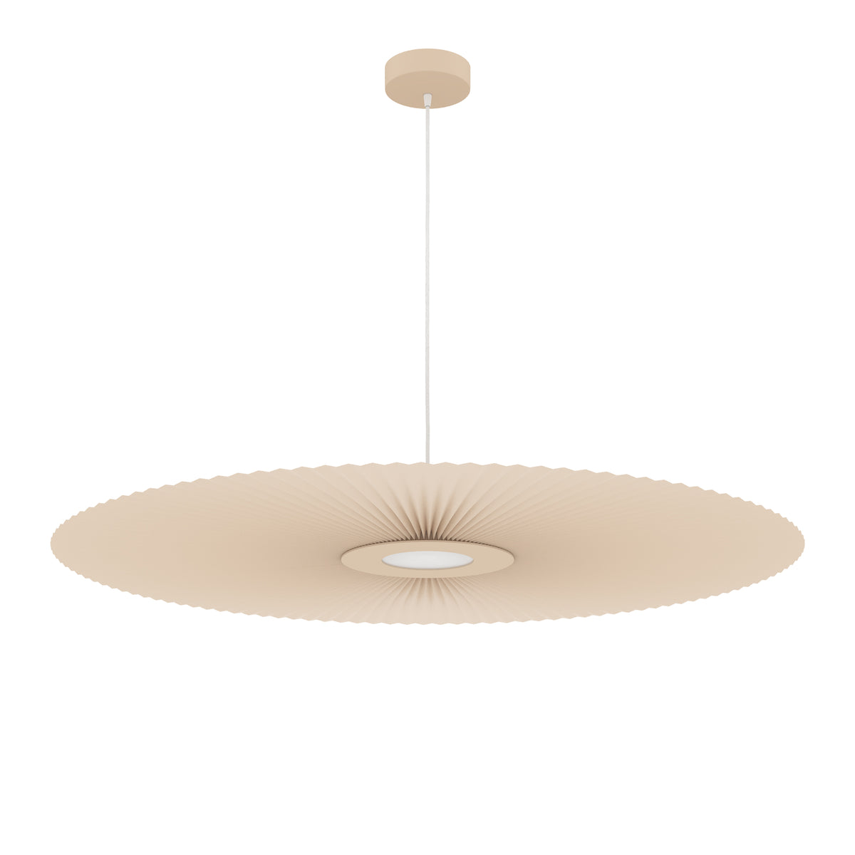 Hartô - Carmen LED-Pendelleuchte | L / Ø 120 cm / golden sand