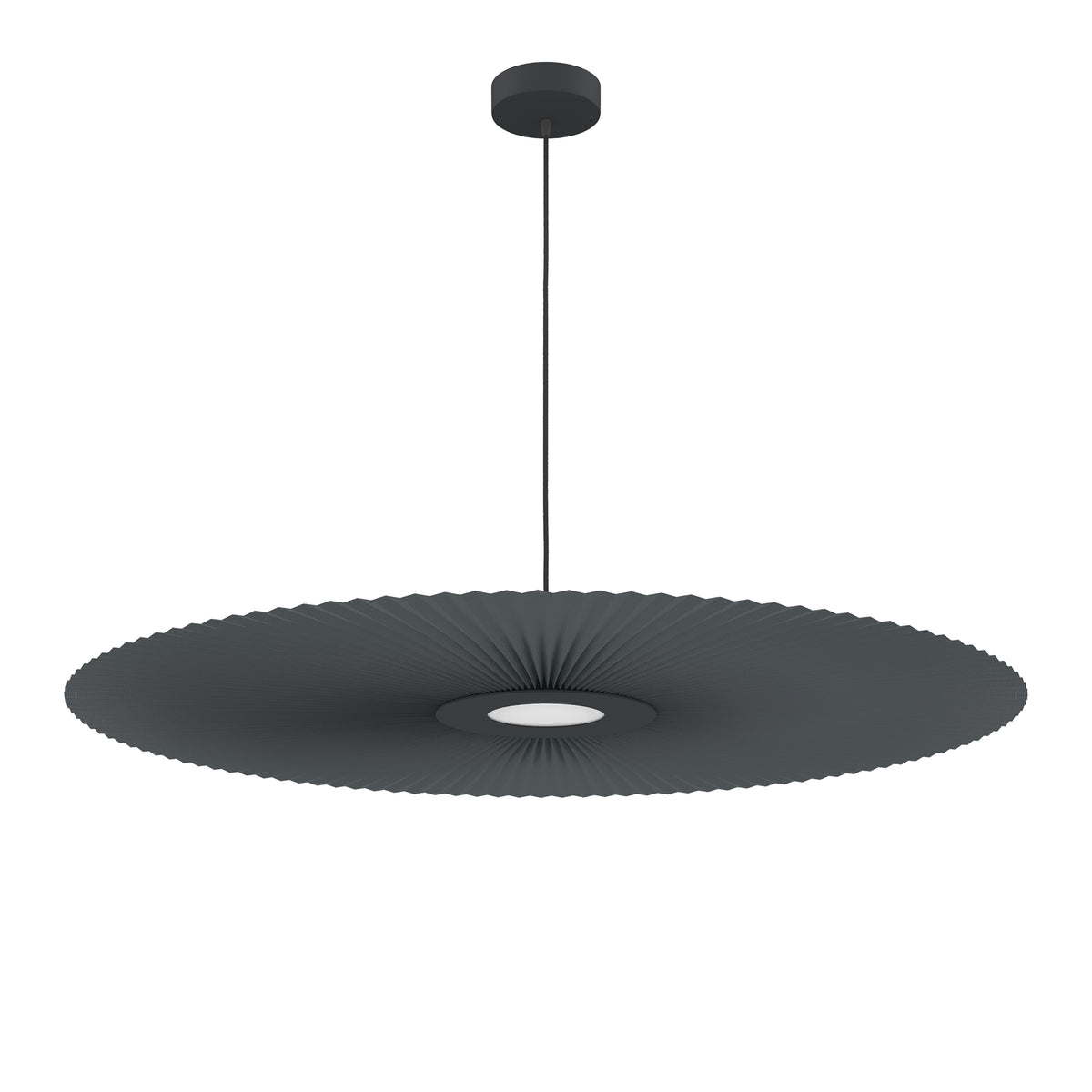 Hartô - Carmen LED-Pendelleuchte | L / Ø 120 cm / slate grey