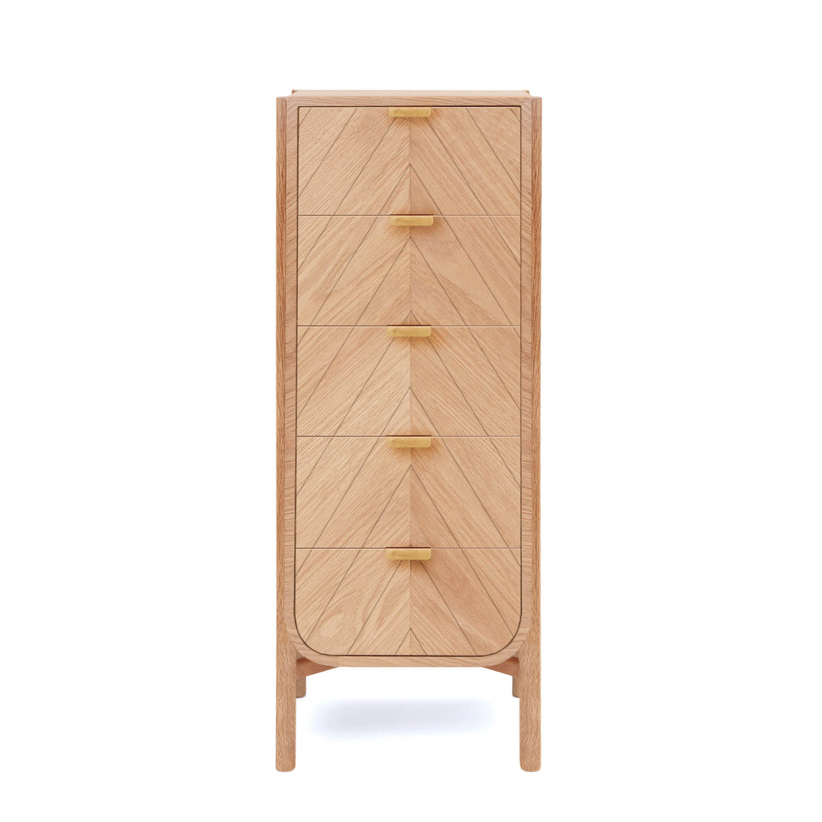 Hartô - Marius Schubladen-Kommode H 140 cm | Eiche