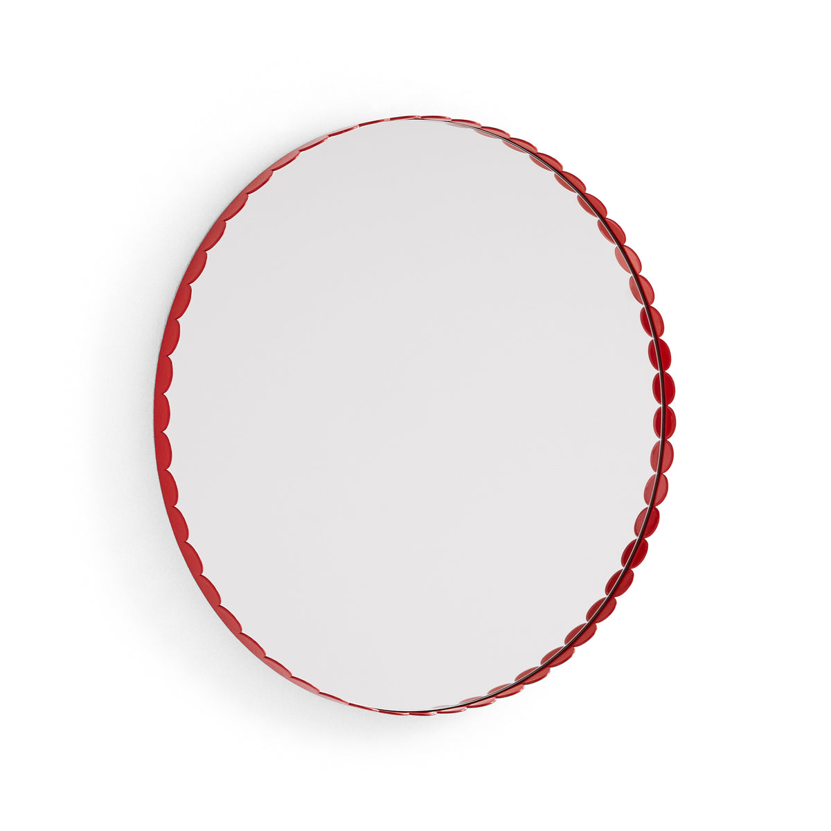 HAY - Arcs Spiegel | rund / Ø 60 cm / rot