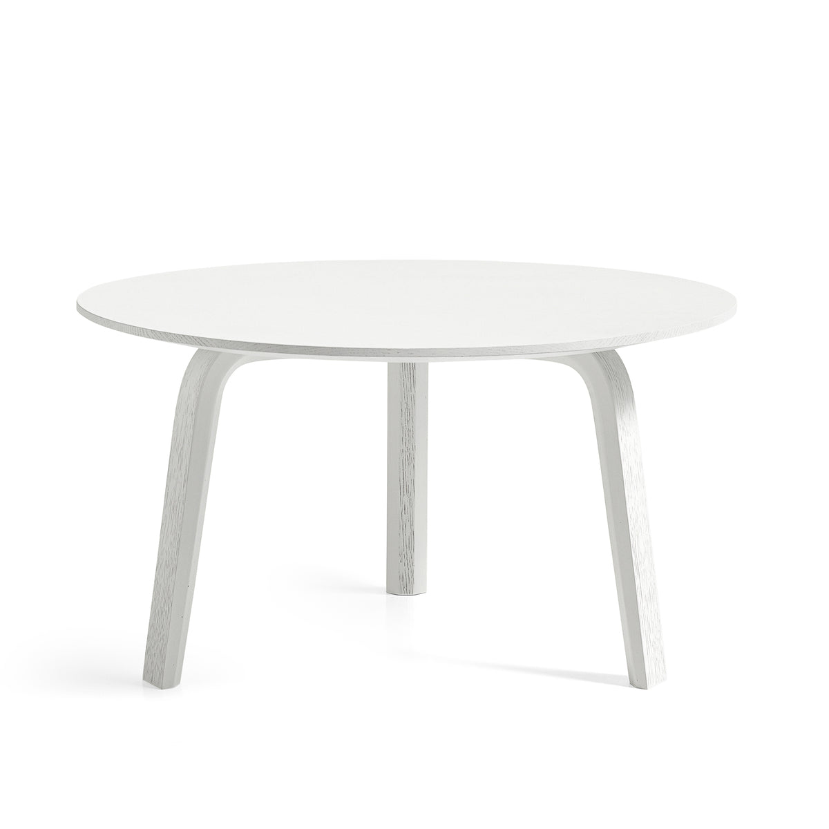HAY - Bella Couchtisch | Ø 60 x H 32 cm / Eiche weiß lackiert