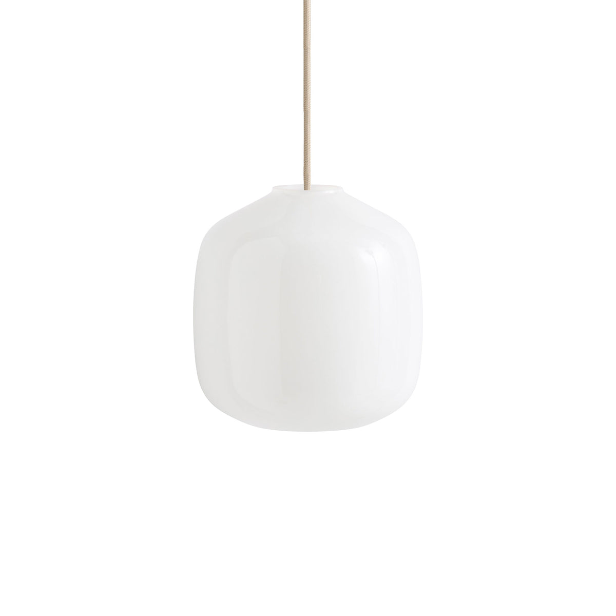 HAY - Buoy Glass Pendelleuchte | Ø 20 cm / beton grey