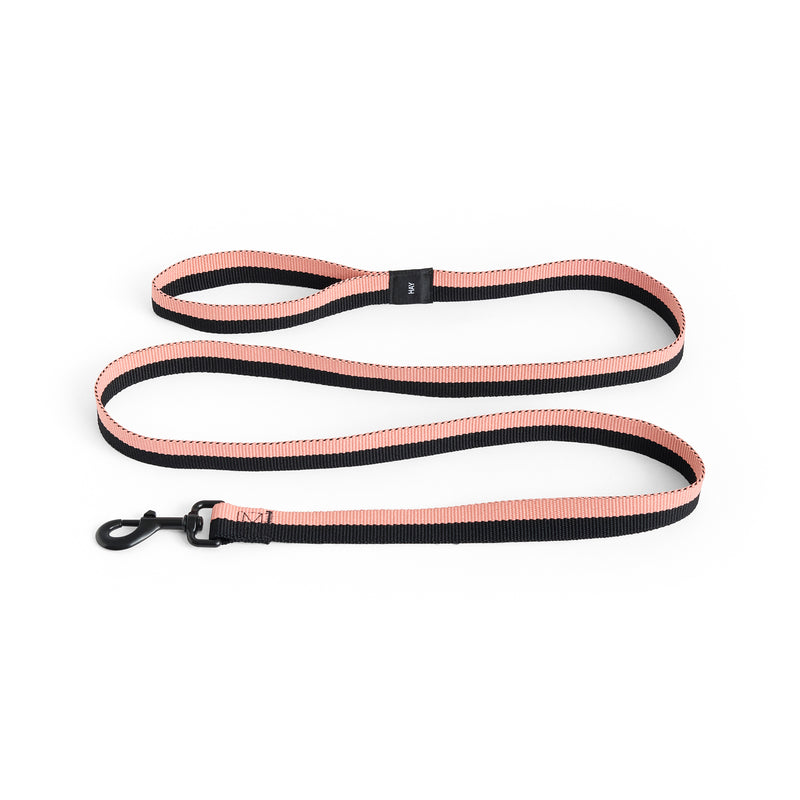 HAY - Dogs Hundeleine | flach / M/L / rosa / schwarz