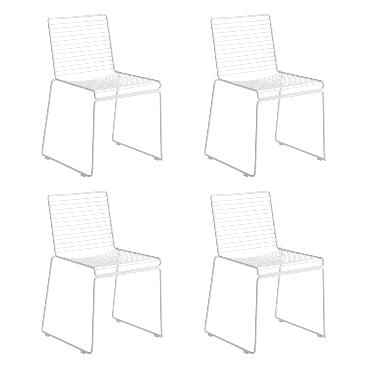 HAY - Hee Dining Chair (4er-Set) | weiß