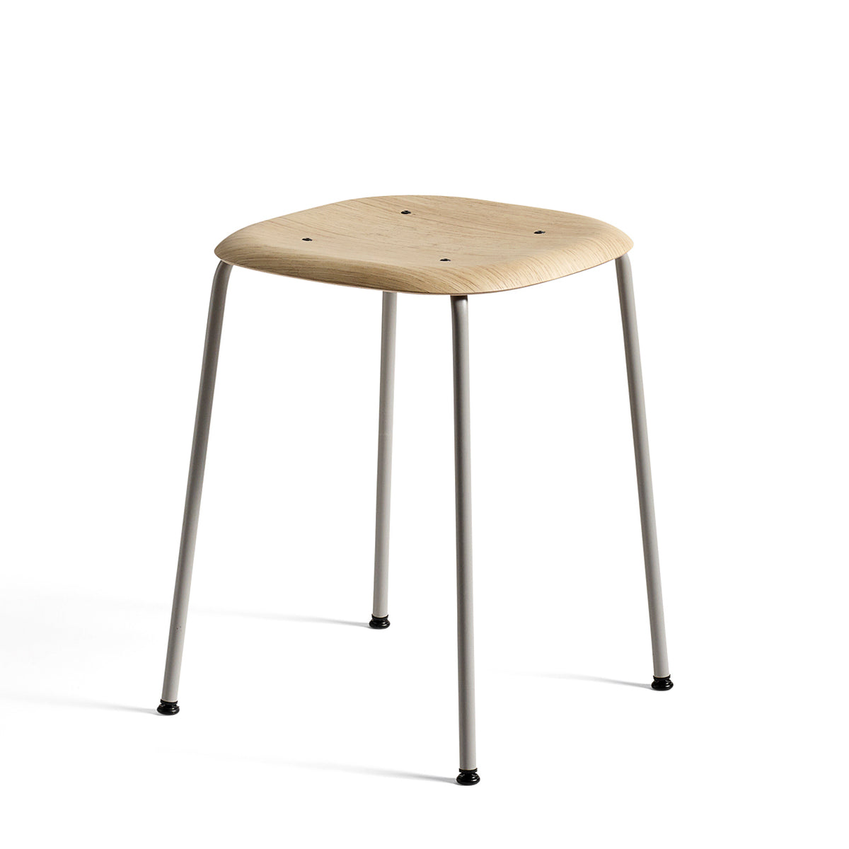 HAY - Soft Edge 70 Hocker | hellgrau