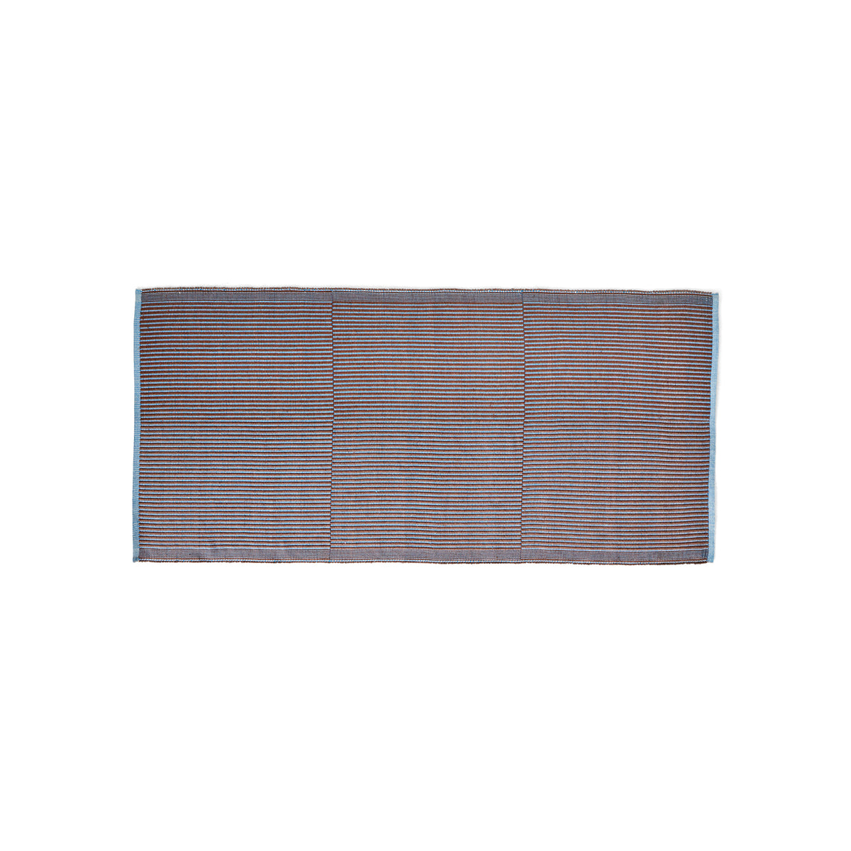 HAY - Tapis Teppich | 80 x 200 cm / chestnut&blue