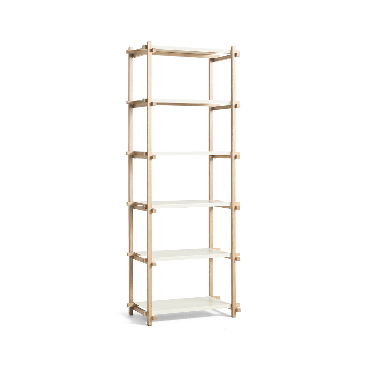 HAY - Woody Regal | Column high / almond white / Eiche geseift