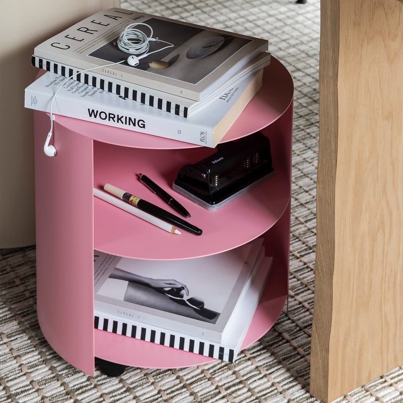 Hem - Hide Beistelltisch | side table / light pink smooth