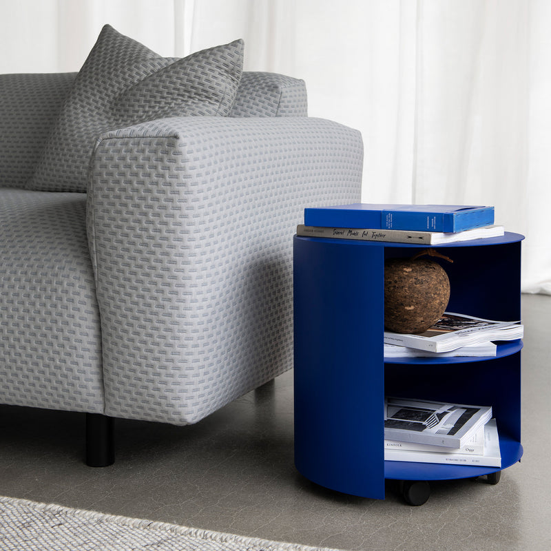 Hem - Hide Beistelltisch | side table / ultramarine blue smooth