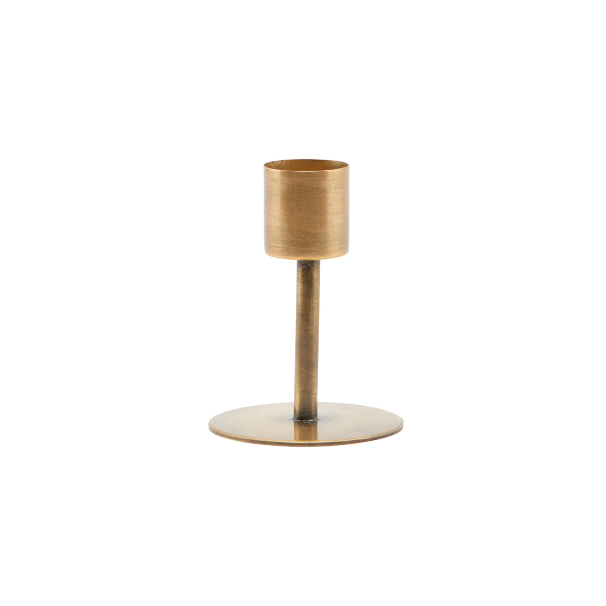 House Doctor - Anit Kerzenständer | Ø 5 x H 7 cm / antikes Messing