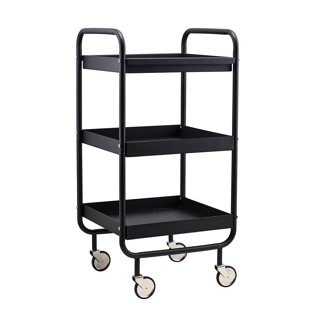 House Doctor - Servierwagen Roll | B 42 cm / schwarz