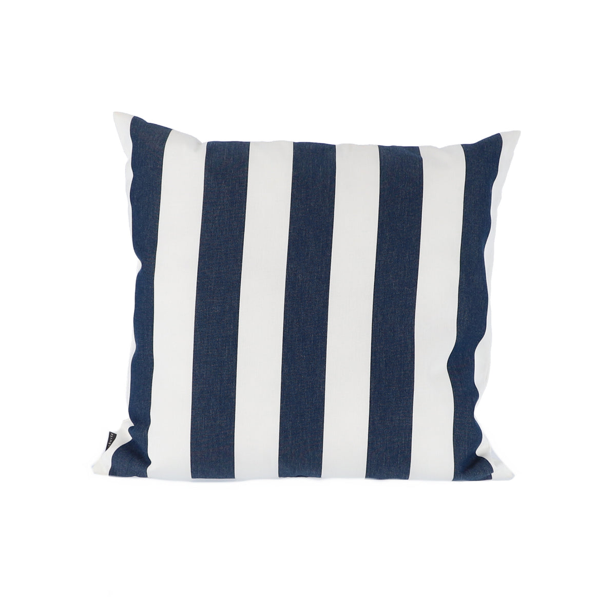Jan Kurtz - Somnia Outdoor Kissen | 48 x 48 cm / Streifen weiß/dunkelblau