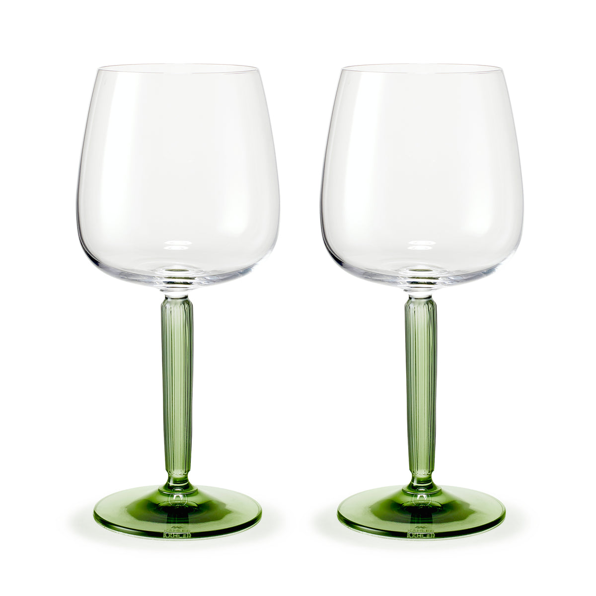 Kähler Design - Hammershøi Weingläser | Rotwein  / grün