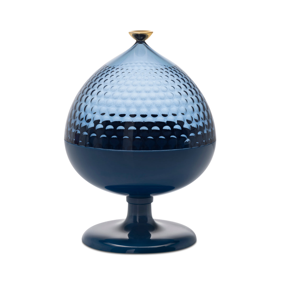 Kartell - Pumo Aufbewahrungsglas | blau/hellblau