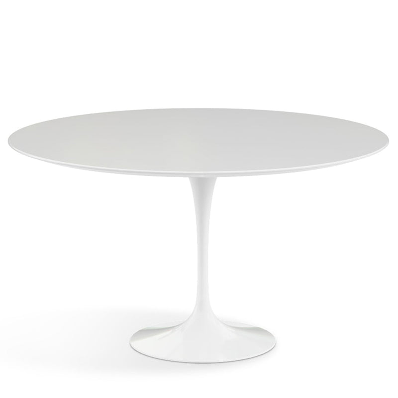 Knoll - Saarinen Tulip Esstisch | Laminat weiß / Ø 137 cm