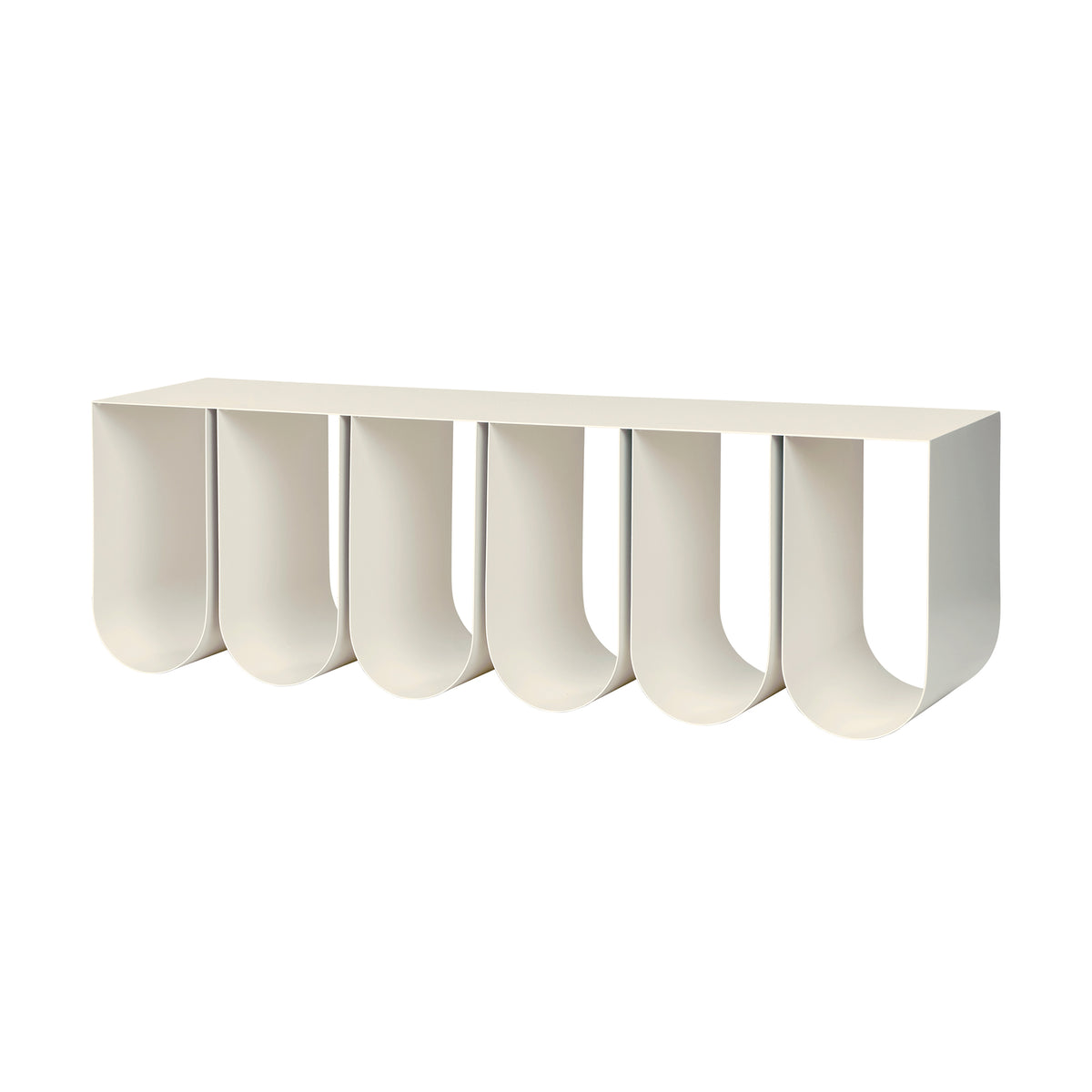 Kristina Dam Studio - Curved Wandregal | beige