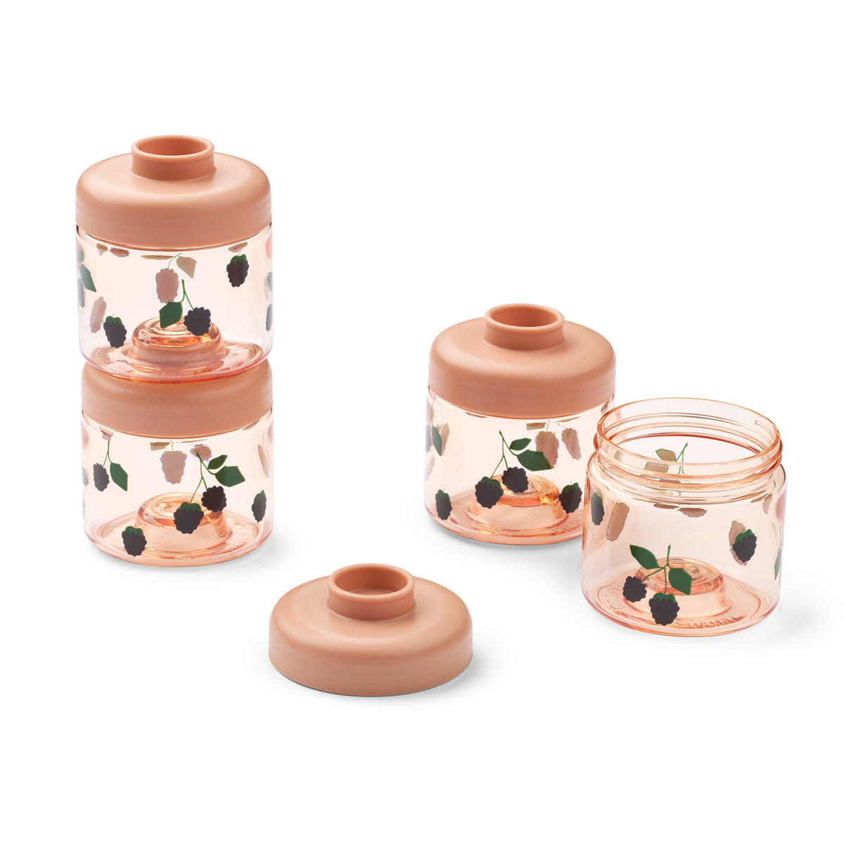 LIEWOOD - Dominique Snack Box | Berry / 4er-Set