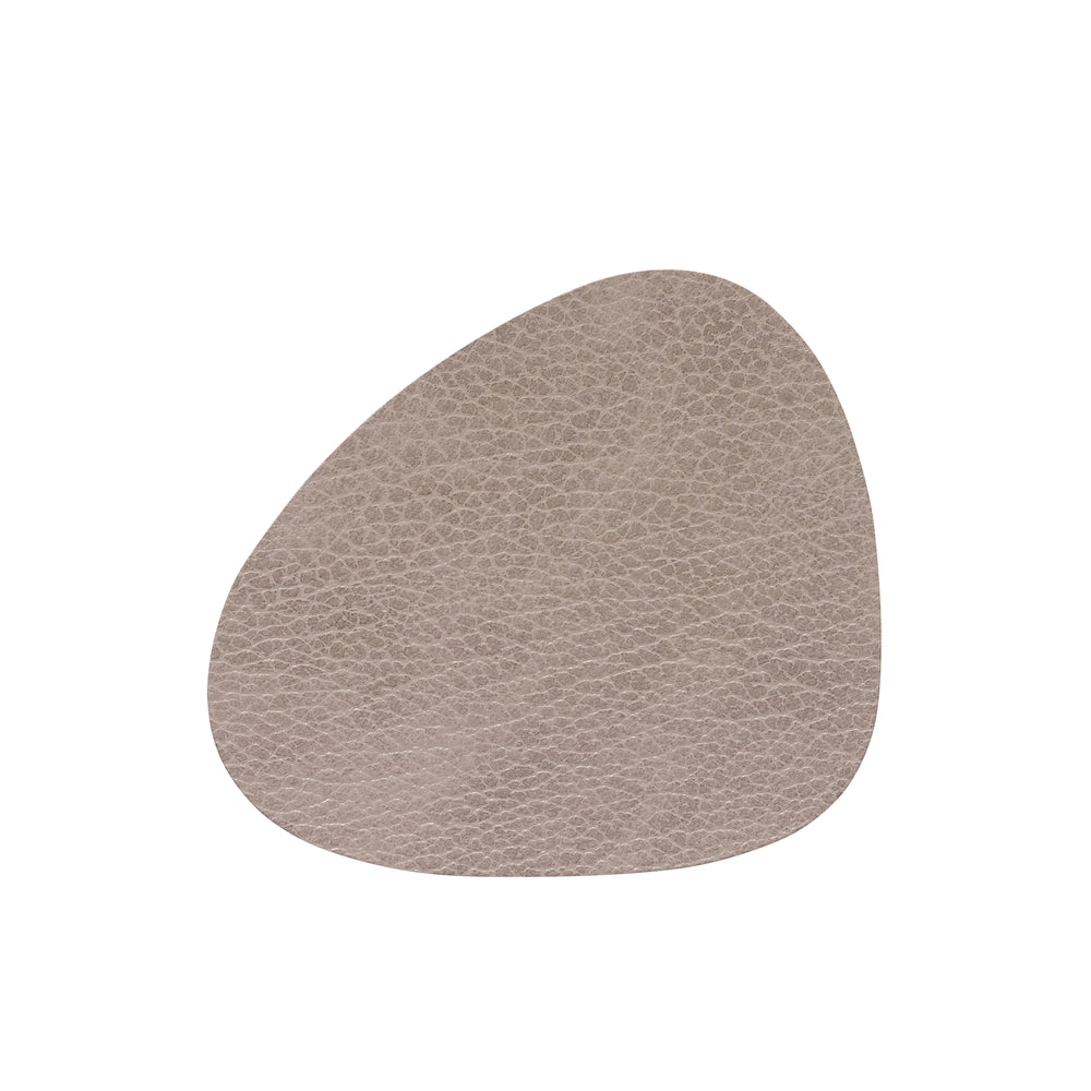 Lind DNA - Glasuntersetzer Curve | Hippo warm grey