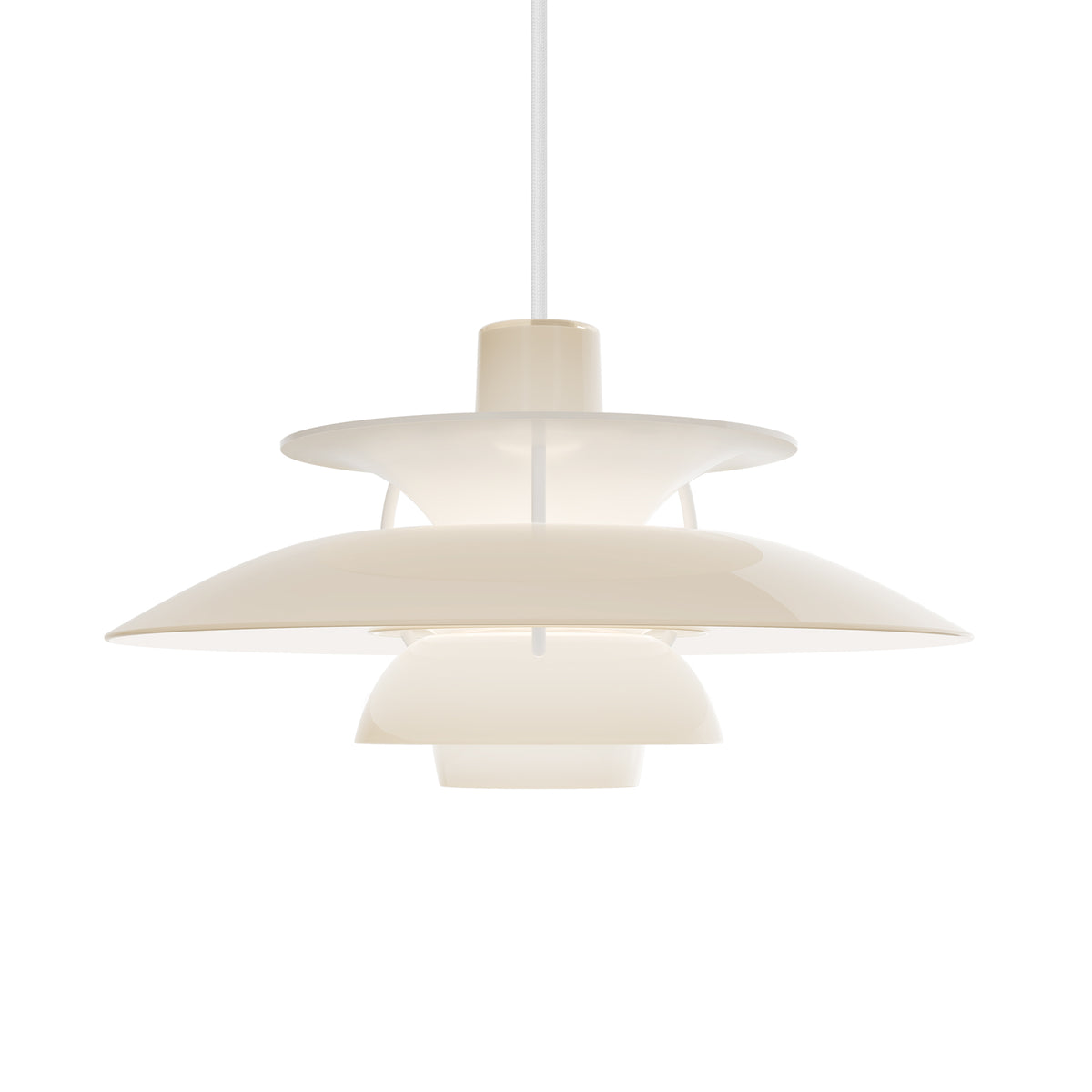 Louis Poulsen - PH 5 320 Opal Pendelleuchte | opal beige