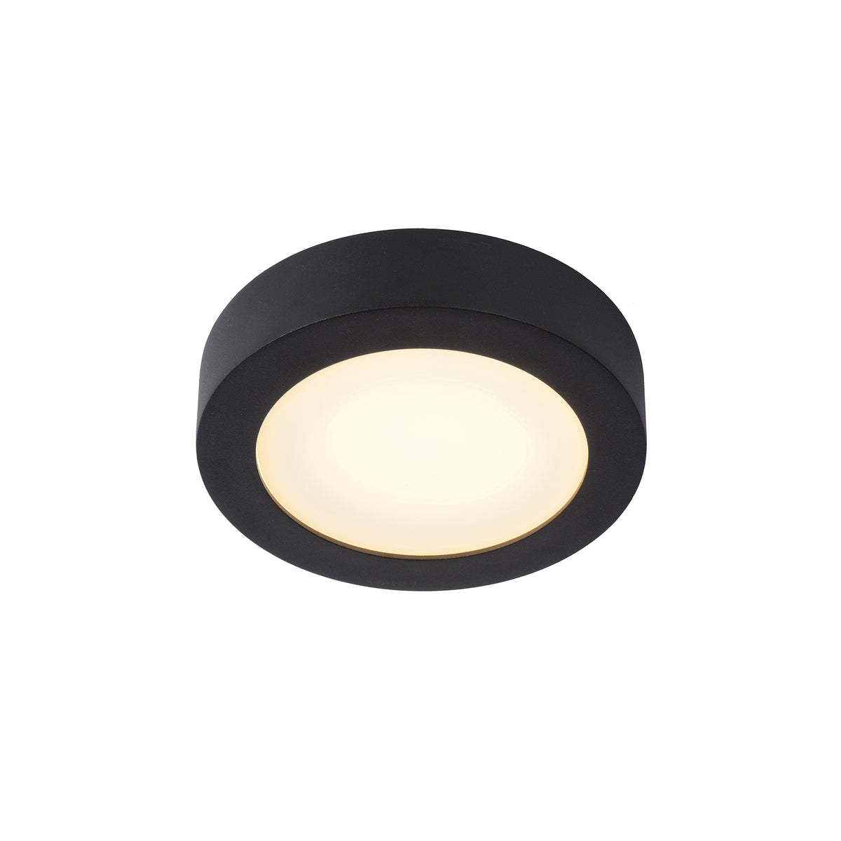 Lucide - Brice 30 LED Deckenleuchte Badezimmer | Ø 18 cm / schwarz