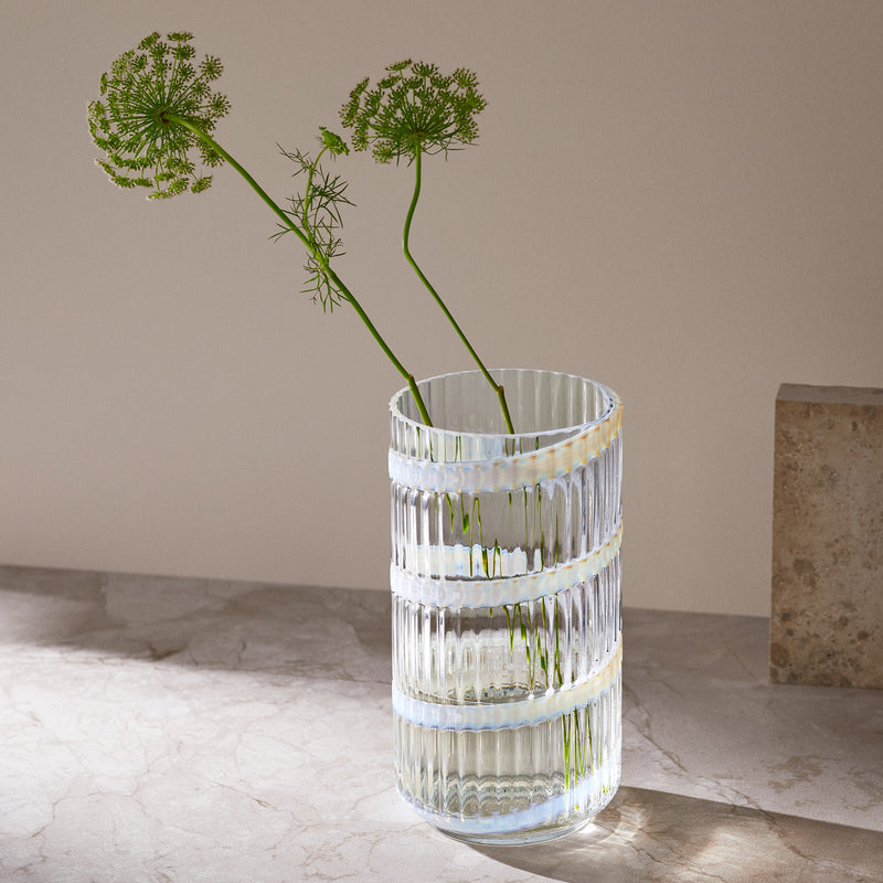 Lyngby Porcelæn - Glasvase H 20 cm