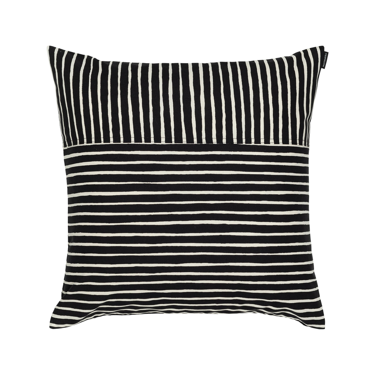 Marimekko - Piccolo Kissenhülle | 50 x 50 cm / schwarz/cotton
