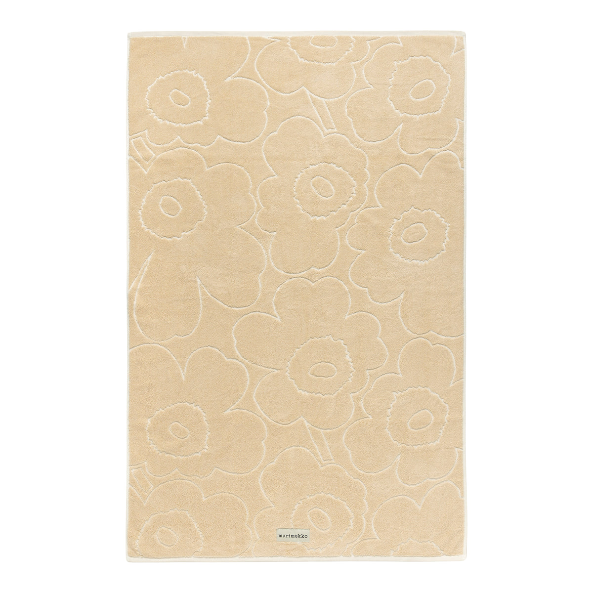 Marimekko - Piirto Unikko Badetuch | straw/off-white