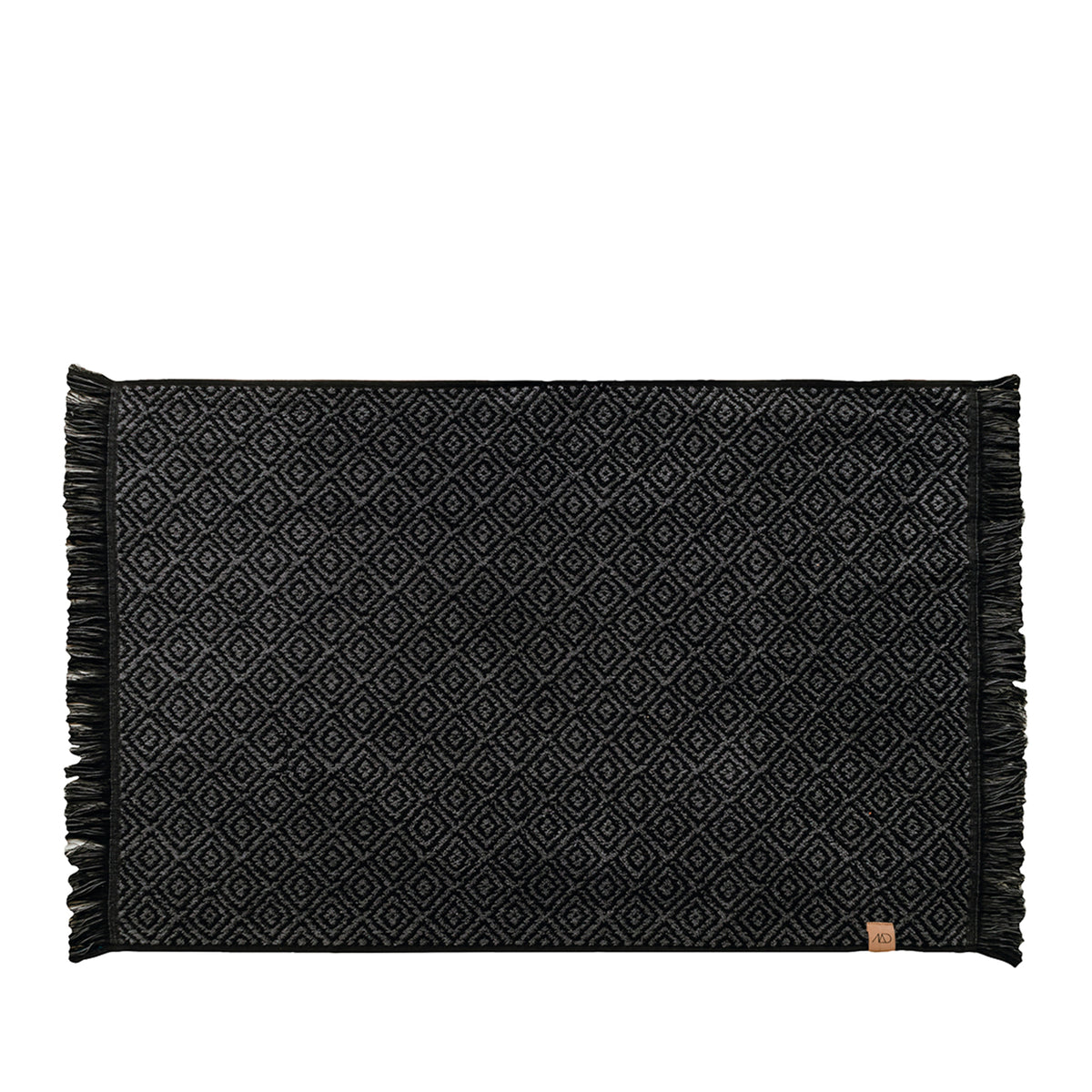 Mette Ditmer - Morocco Badematte | schwarz/grau