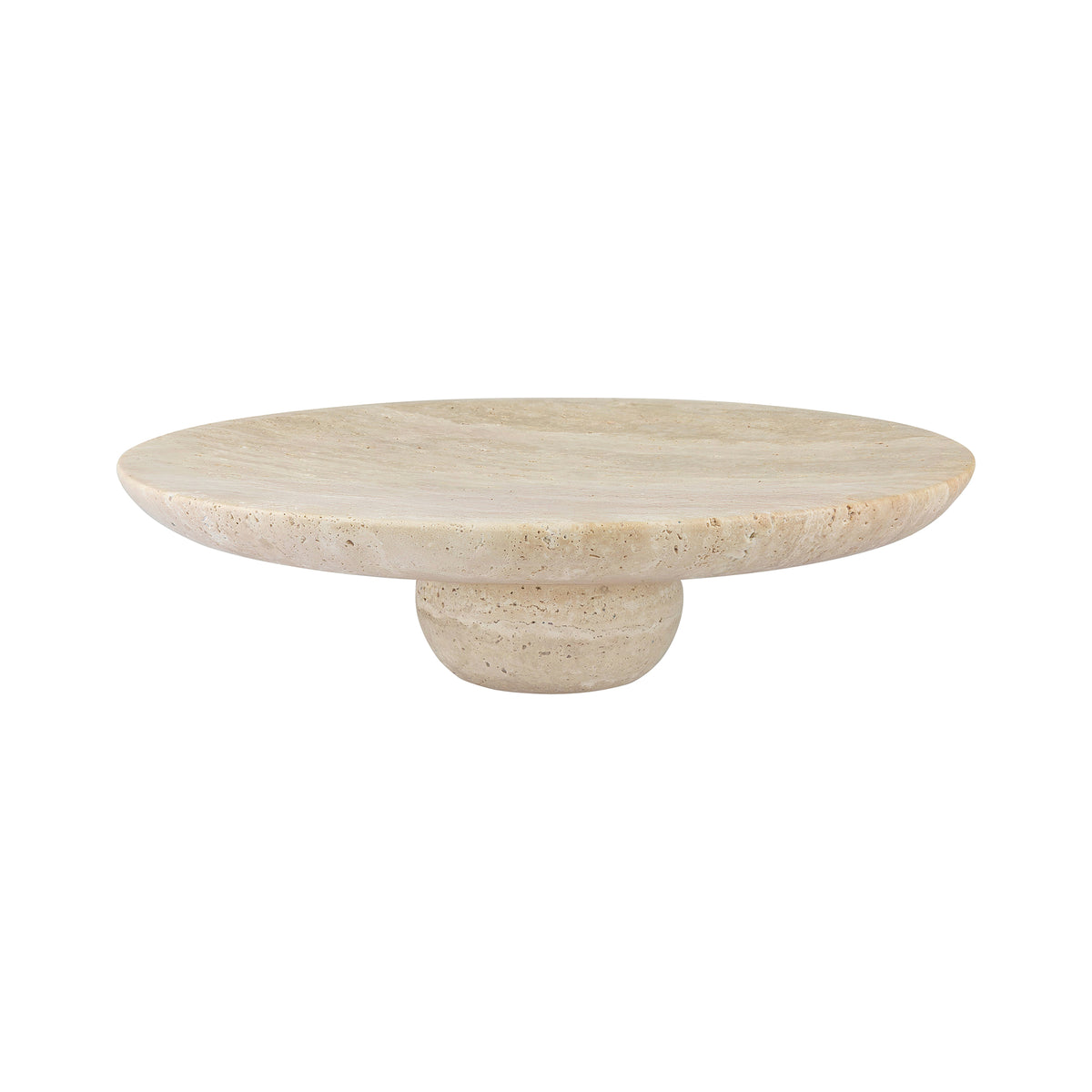 Mette Ditmer - Travertine Pedestal Tablett | 