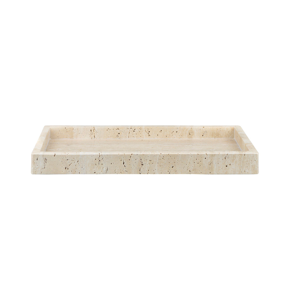 Mette Ditmer - Travertine Tablett | 16 x 31 cm
