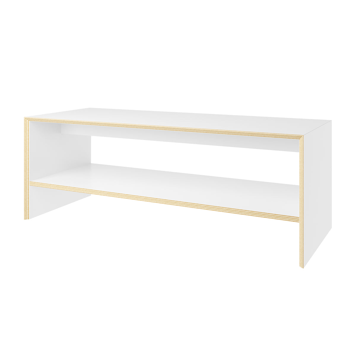 Müller Small Living - Bridge Two Sitzbank mit Ablage | weiß