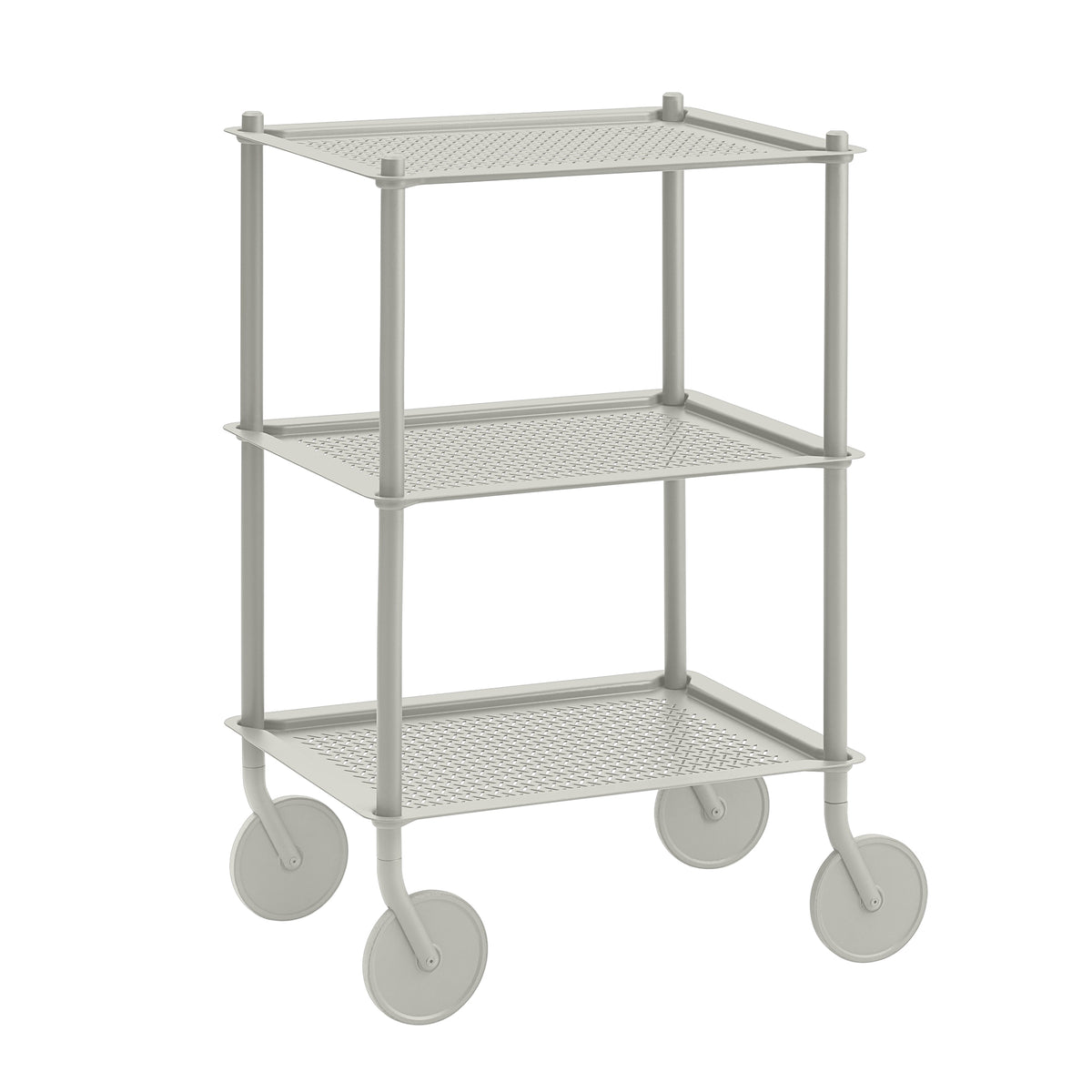 Muuto - Flow Beistellwagen | 3 Etagen / grau