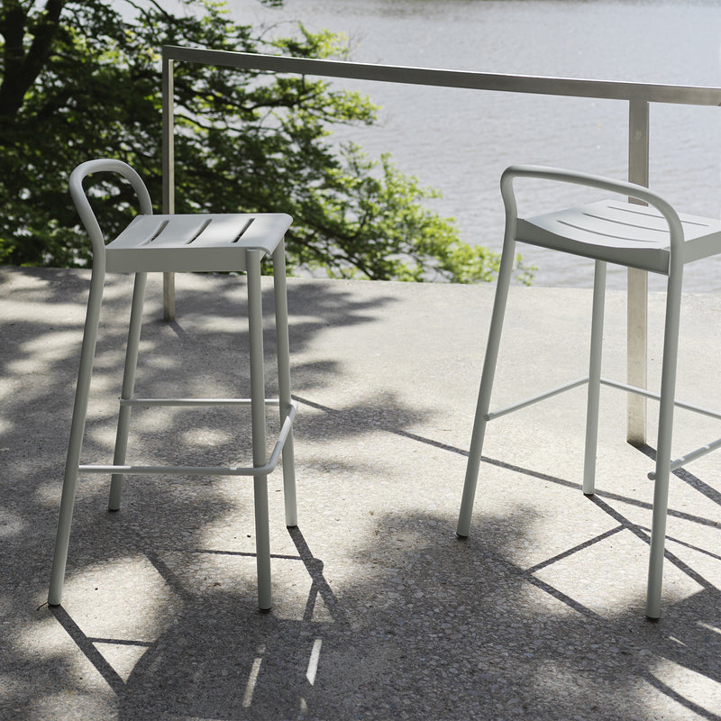 Muuto - Linear Steel Barhocker Outdoor
