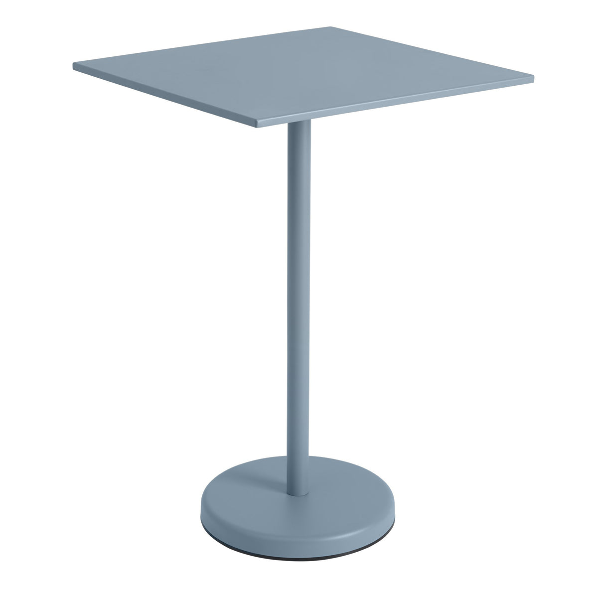Muuto - Linear Steel Bistrotisch | 70 x 70 cm, H 105 cm / pale blue