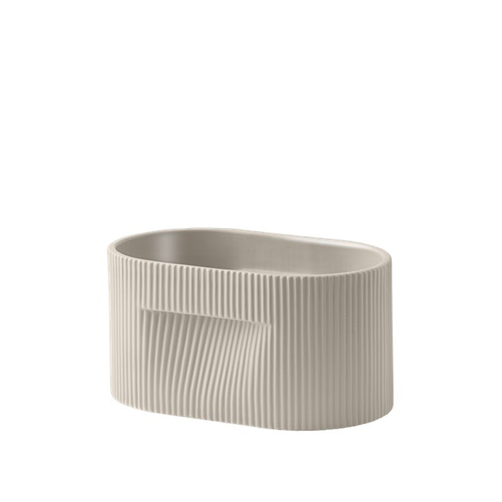 Muuto - Ridge Blumentopf | H 13 cm / beige