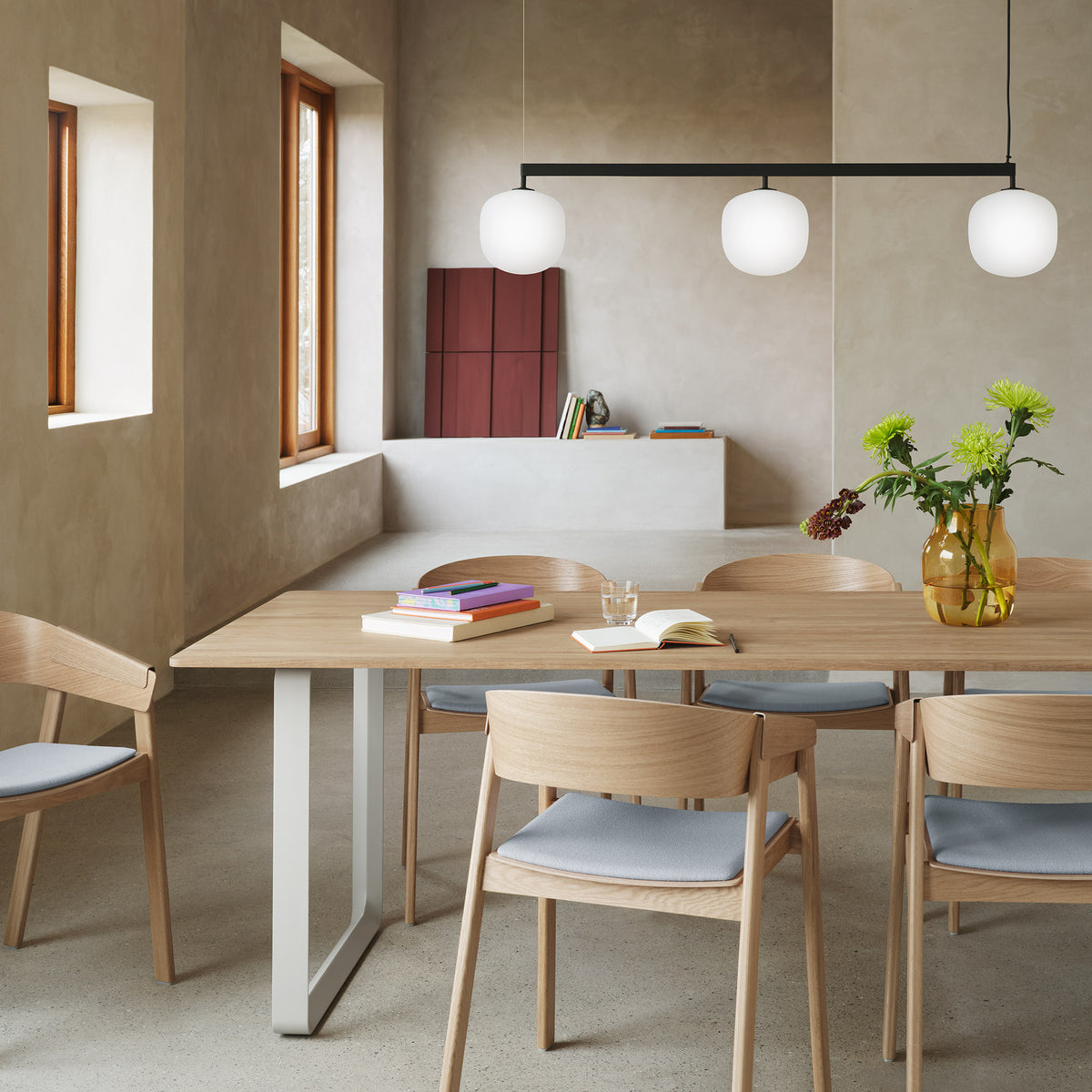 Muuto - Rime Rail Pendelleuchte | schwarz