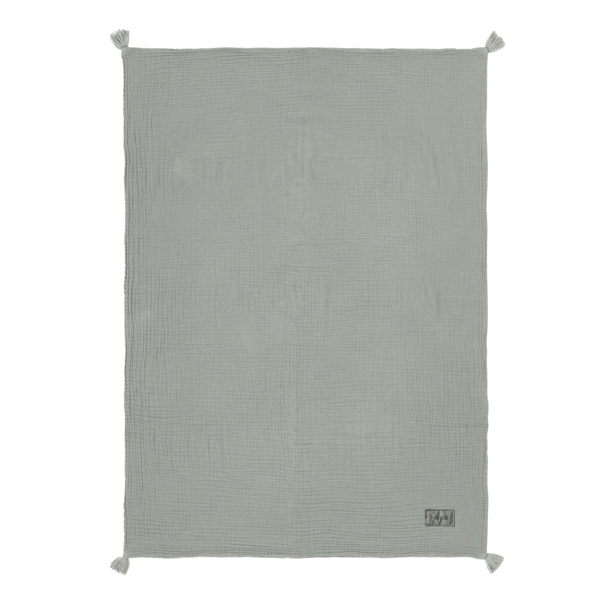 Nobodinoz - Wabi Sabi Musselin Decke | azure