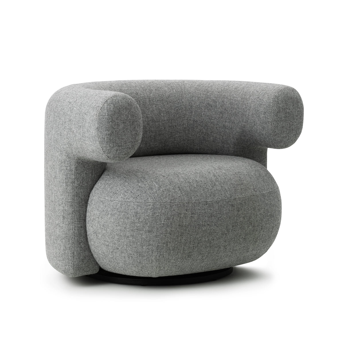 Normann Copenhagen - Burra Lounge Chair | Kvadrat Hallingdal grau (0100)