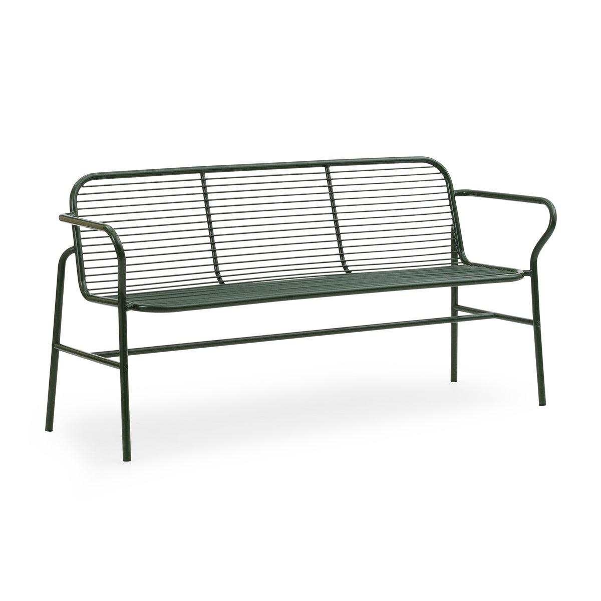 Normann Copenhagen - Vig Dining Bench | dunkelgrün
