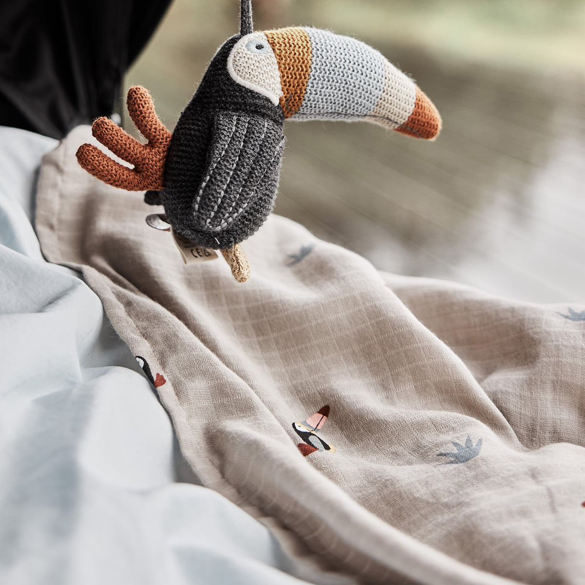 OYOY Mini - Toucan Musselintücher